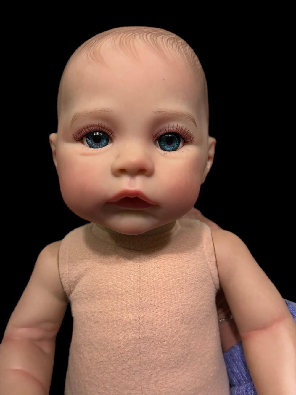 Realistic Baby Doll with Blue Eyes -